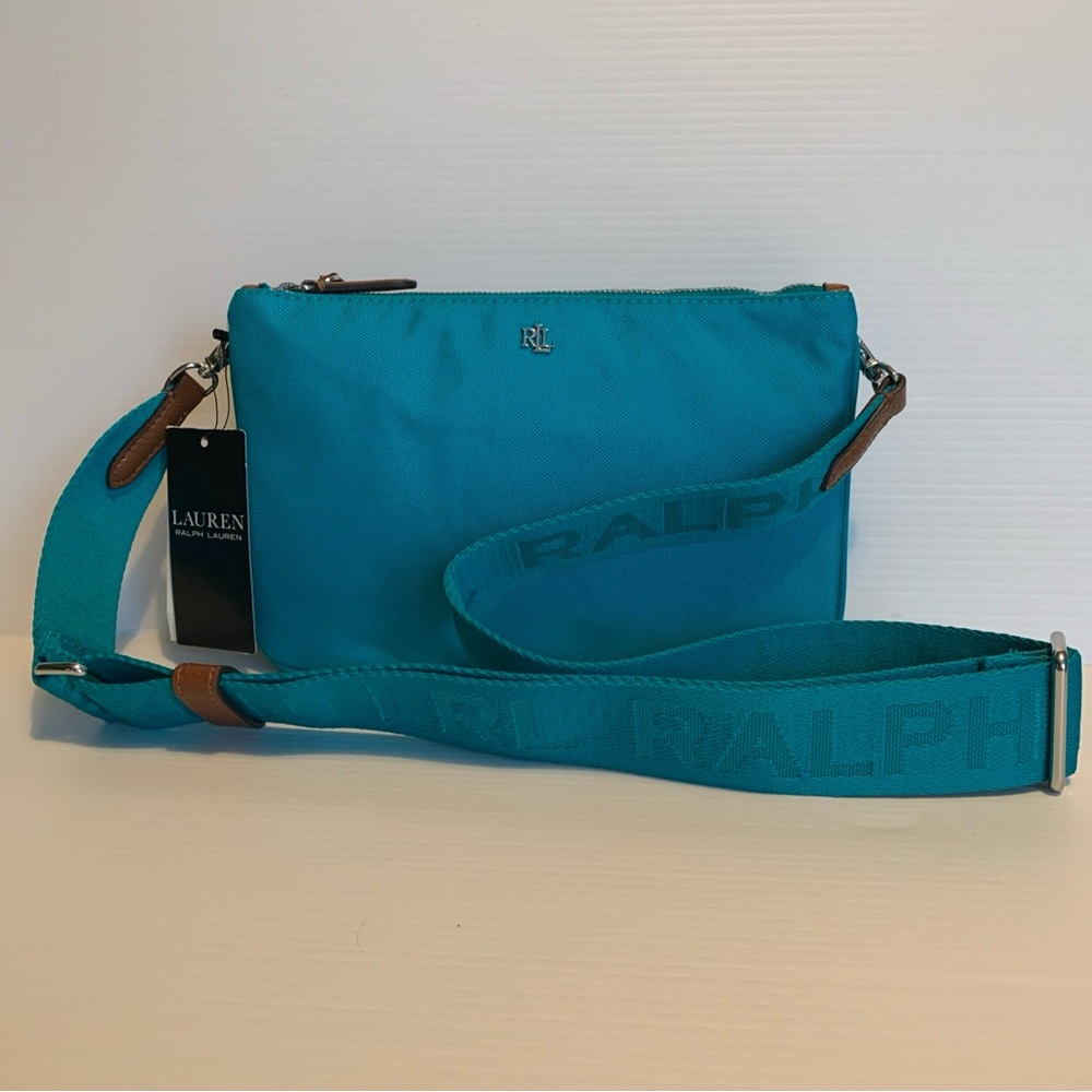 Ralph Lauren Turquoise Crossbody Shoulder Bag